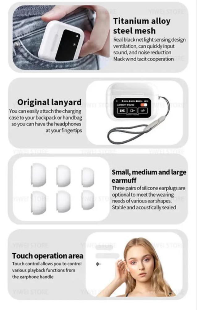 White Airpods - Seamless Connectivity & Long Battery Life